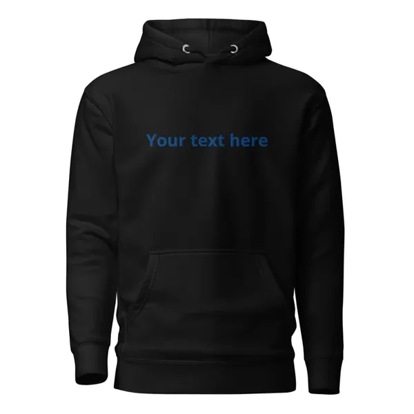 Staple hoodie with large embroidery