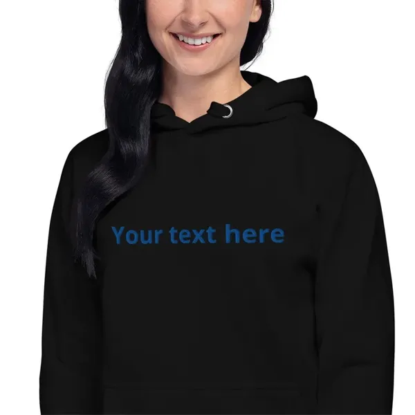 Staple hoodie with large embroidery